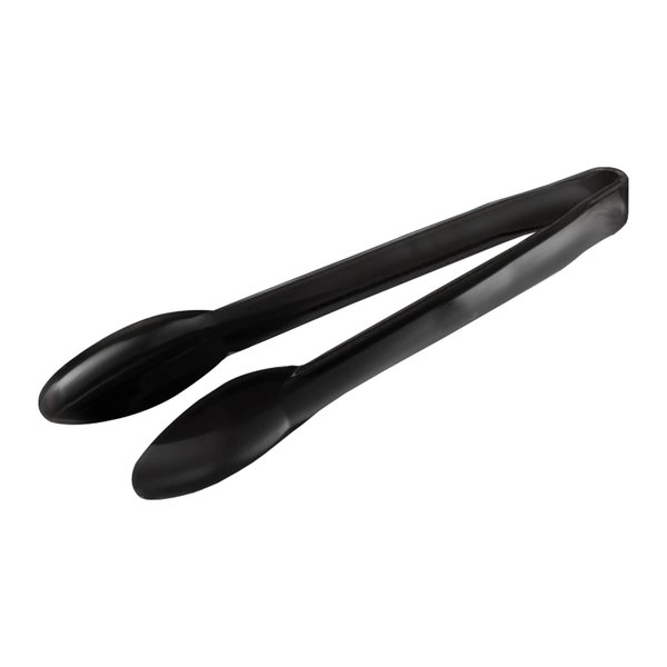 Smarty Had A Party 9 Black Disposable Plastic Serving Tongs 48 Tongs, 48PK 2549-B-CASE